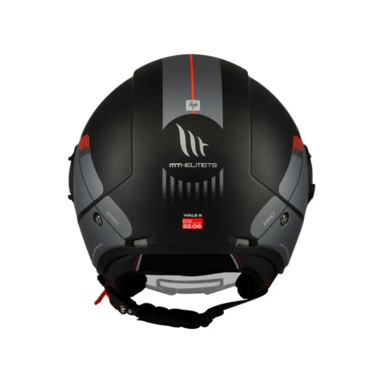 Casco Jet Mt Helmets Of502Sv B Viale Sv S B41 Advance Opaco