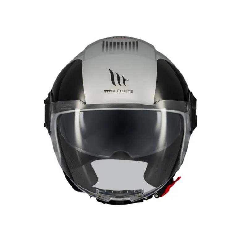 Casco Jet Mt Helmets Of502Sv B Viale Sv S C41 Advance Lucido