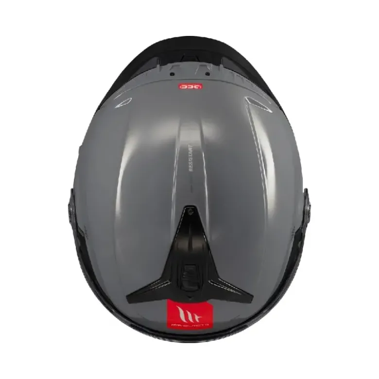 Casco Jet Mt Helmets Of515Sv Cosmo A2 Sv Solid Lucido Grigio