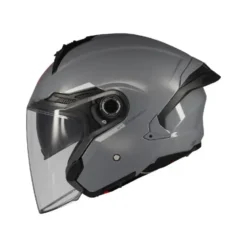 Casco Jet Mt Helmets Of515Sv Cosmo A2 Sv Solid Lucido Grigio