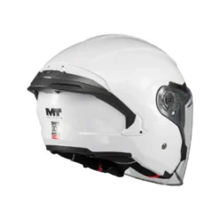 Casco Jet Mt Helmets Of515Sv Cosmo Sv A0 Pure Bianco Lucido