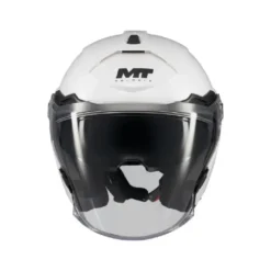 Casco Jet Mt Helmets Of515Sv Cosmo Sv A0 Pure Bianco Lucido