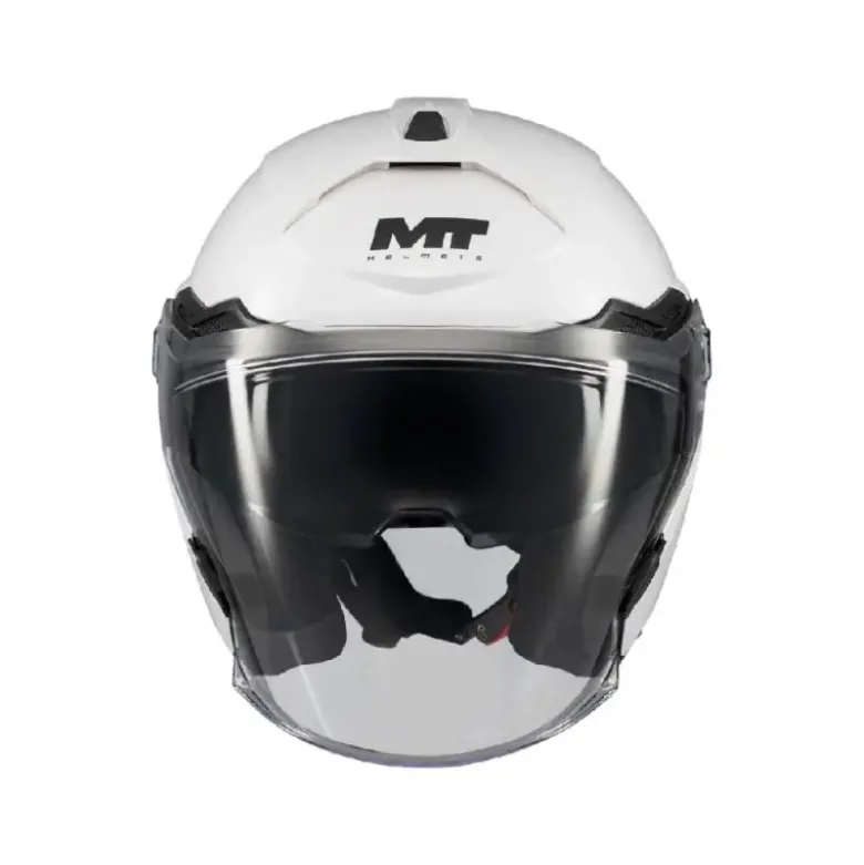 Casco Jet Mt Helmets Of515Sv Cosmo Sv A0 Pure Bianco Lucido
