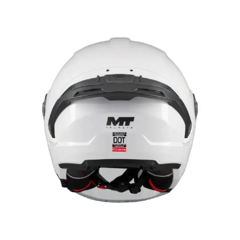 Casco Jet Mt Helmets Of515Sv Cosmo Sv A0 Pure Bianco Lucido