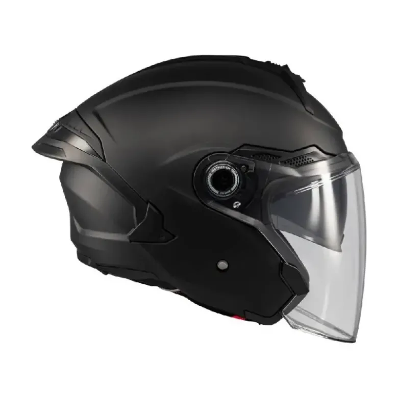 Casco Jet Mt Helmets Of515Sv Cosmo Sv A1 Pure Nero Opaco