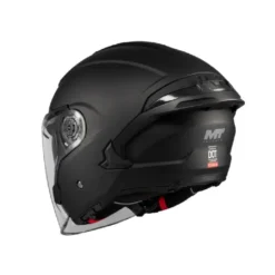 Casco Jet Mt Helmets Of515Sv Cosmo Sv A1 Pure Nero Opaco