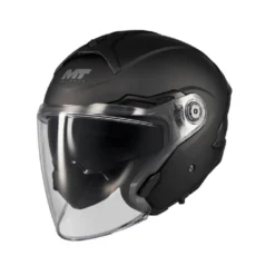 Casco Jet Mt Helmets Of515Sv Cosmo Sv A1 Pure Nero Opaco