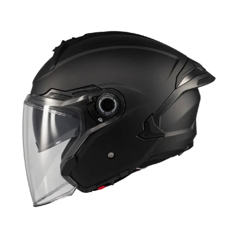 Casco Jet Mt Helmets Of515Sv Cosmo Sv A1 Pure Nero Opaco