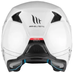 Casco Jet Mt Helmets Tr902Svb District Sv S Solid A0 Lucido Bianco