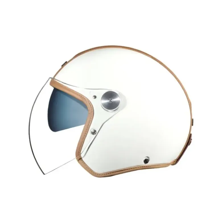 Casco Jet Nexx X.G30 Groovy Bianco Camel
