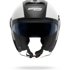 Casco Jet Nolan N40-5 06 Bellavista 341 Nero Bianco Scacchi Opaco