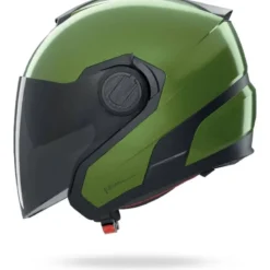 Casco Jet Nolan N40-5 06 Classico Nobile 336 Verde Metallo Lucido