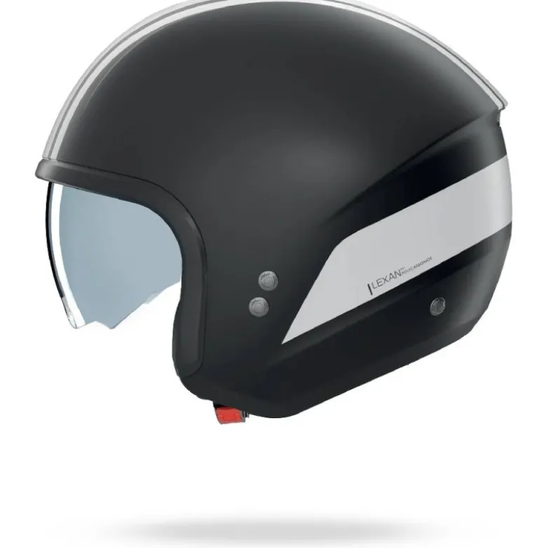 Casco Jet Nolan N20-2 Dolce Vita 349 Nero Bianco Opaco