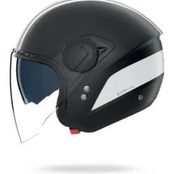 Casco Jet Nolan N20-2 Visor Dolce Vita 347 Nero Bianco Opaco