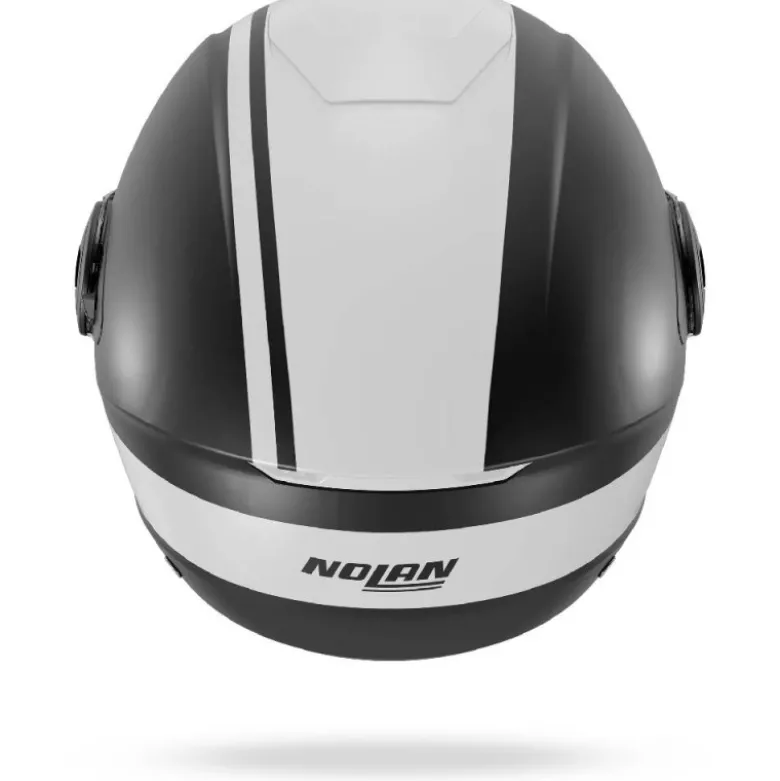Casco Jet Nolan N20-2 Visor Dolce Vita 347 Nero Bianco Opaco