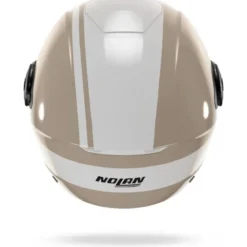 Casco Jet Nolan N20-2 Visor Dolce Vita 350 Sabbia Bianco Lucido