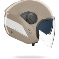 Casco Jet Nolan N20-2 Visor Dolce Vita 350 Sabbia Bianco Lucido
