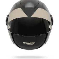 Casco Jet Nolan N20-2 Visor Impeto 344 Nero Avorio Lucido