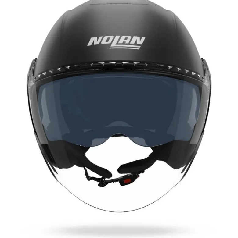 Casco Jet Nolan N20-2 Visor Zefiro 341 Nero Antracite Opaco