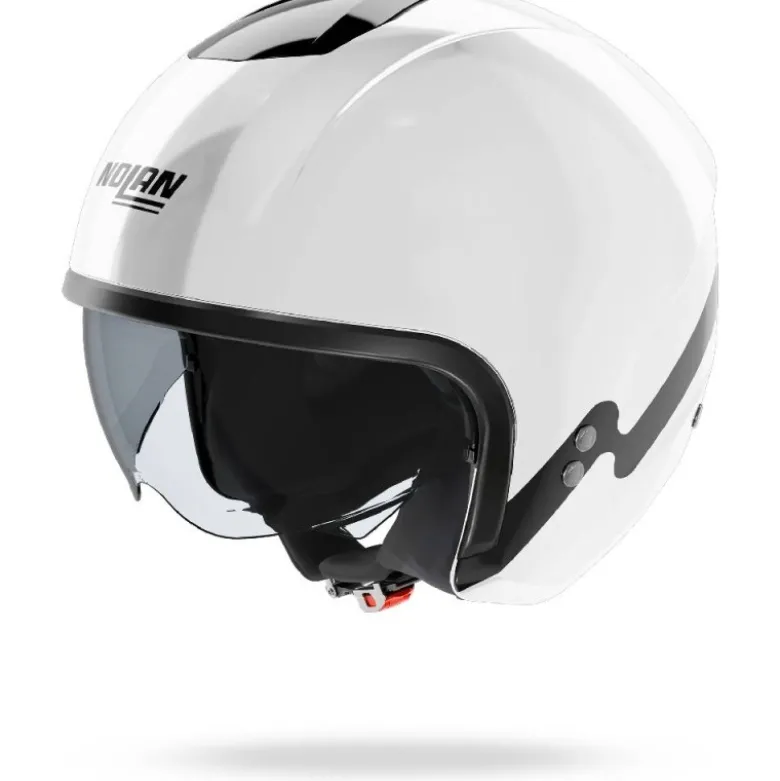 Casco Jet Nolan N20-2 Zefiro Bianco Nero Lucido