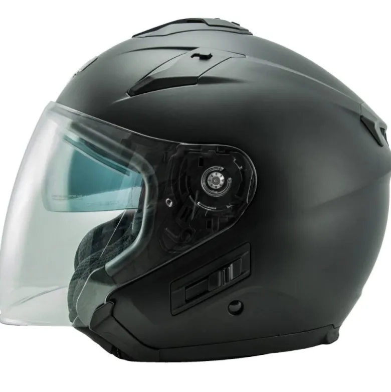 Casco Jet Nos NS-2 Black Matt