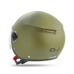 Casco Jet OJ Aria Verde Opaco