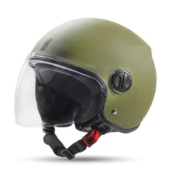 Casco Jet OJ Aria Verde Opaco