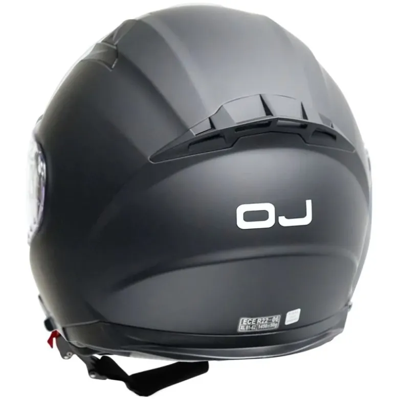 Casco Jet OJ Scatto Nero Opaco