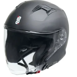 Casco Jet OJ Scatto Nero Opaco