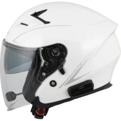 Casco Jet Sena Outstar S Bluetooth Integrato Bianco Lucido