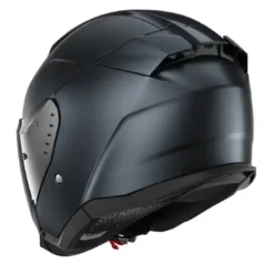 Casco Jet Shark Dark Shadow Titanio Blu Opaco