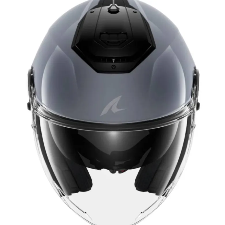 Casco Jet Shark Rs Jet Blank Gun Silver