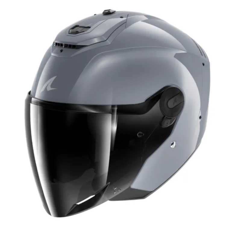 Casco Jet Shark Rs Jet Carbon Dark Shadow Gun Silver