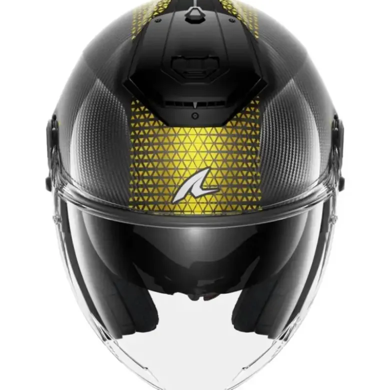 Casco Jet Shark Rs Jet Carbon Ikonik Oro Chrome