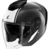 Casco Jet Shark Rs Jet Carbon Skin Bianco Nero