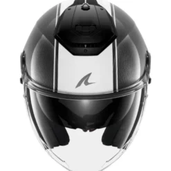 Casco Jet Shark Rs Jet Carbon Skin Bianco Nero