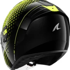 Casco Jet Shark Rs Jet Stride Nero Giallo Silver