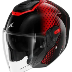 Casco Jet Shark Rs Jet Stride Nero Rosso Antracite