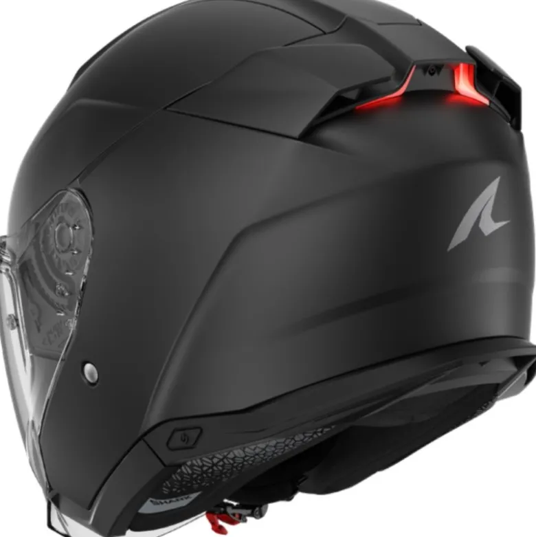 Casco Jet Shark Skwal i3 Jet Blank Nero Opaco