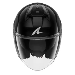 Casco Jet Shark Skwal Jet Cup Blank Nero Lucido