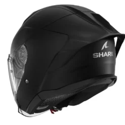 Casco Jet Shark Skwal Jet Cup Blank Nero Opaco