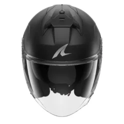 Casco Jet Shark Skwal Jet Cup Blank Nero Opaco