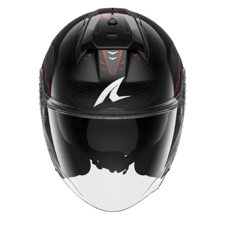 Casco Jet Shark Skwal Jet Cup Speed-Tech Nero Rosso Antracite Lucido