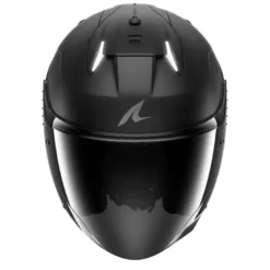 Casco Jet Shark Skwal Jet Dark Shadow Nero Opaco
