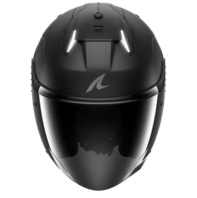 Casco Jet Shark Skwal Jet Dark Shadow Nero Opaco