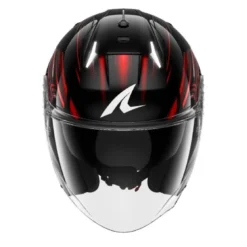Casco Jet Skwal I3 Light-Blur Nero Rosso Bianco