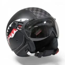Casco Jet SprayGround Sharks in Paris Helmet Nero Grigio