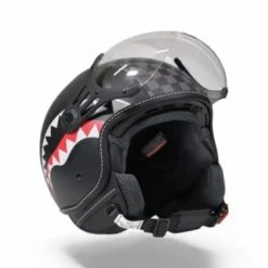 Casco Jet SprayGround Sharks in Paris Helmet Nero Grigio