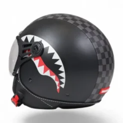 Casco Jet SprayGround Sharks in Paris Helmet Nero Grigio
