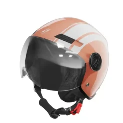 Casco Jet Stormer Ride Path Corallo Lucido